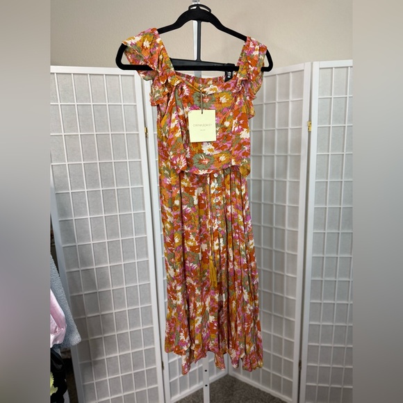 2-Piece Floral Set Crop Top + Midi Skirt NWT | Size Small - Picture 1 of 6